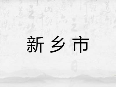新乡市