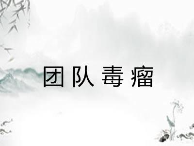 团队毒瘤
