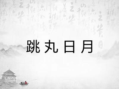 跳丸日月