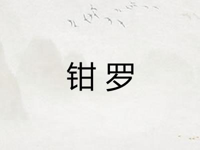 钳罗