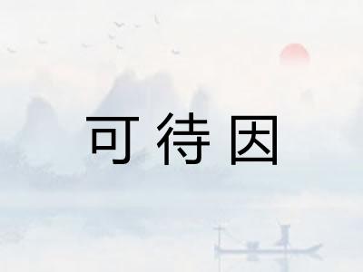 可待因