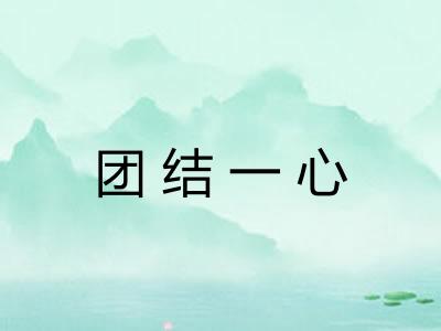 团结一心