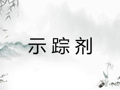 示踪剂