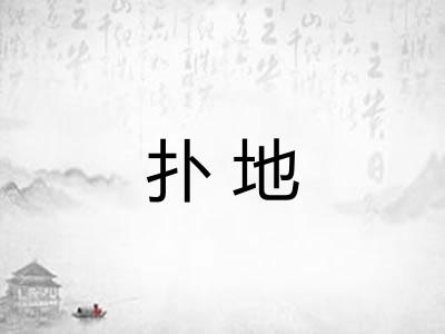 扑地