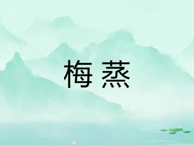 梅蒸