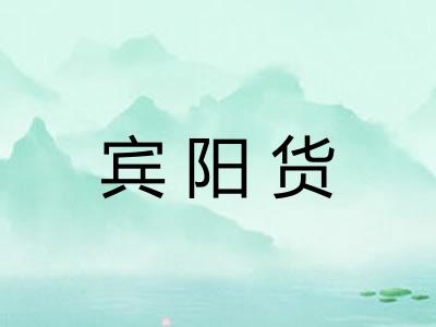 宾阳货