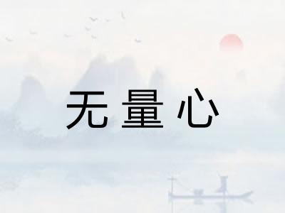 无量心