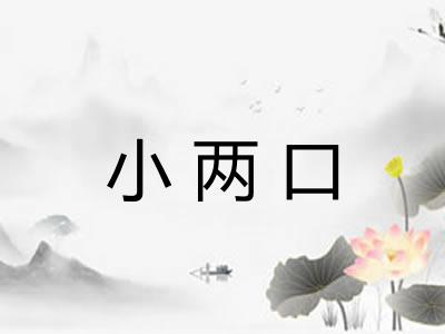 小两口