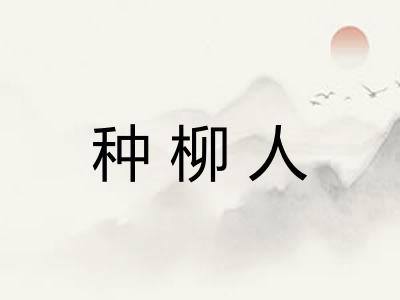 种柳人