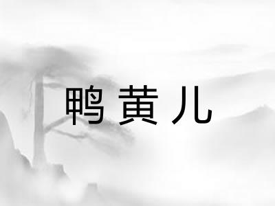 鸭黄儿