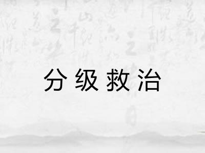 分级救治
