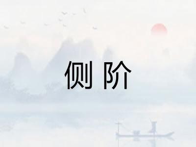 侧阶