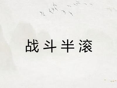 战斗半滚