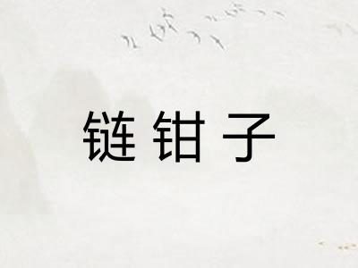 链钳子