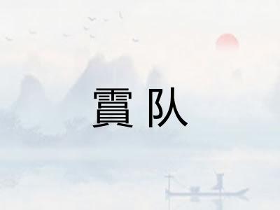 霣队