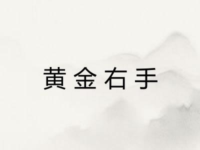 黄金右手