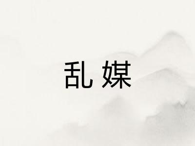 乱媒