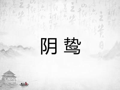 阴鸷