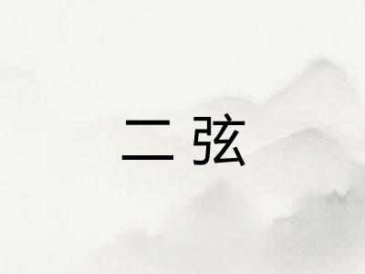 二弦