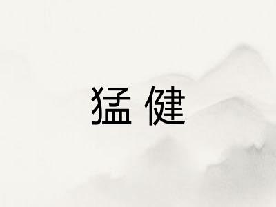 猛健
