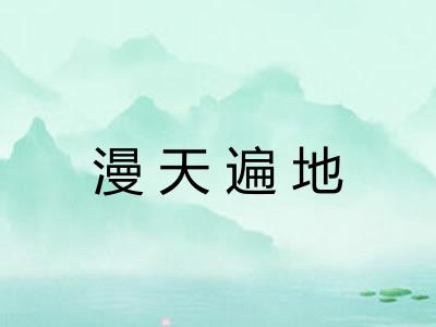漫天遍地