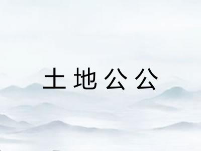 土地公公