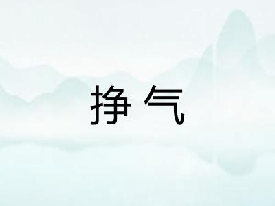 挣气