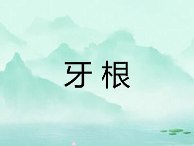 牙根