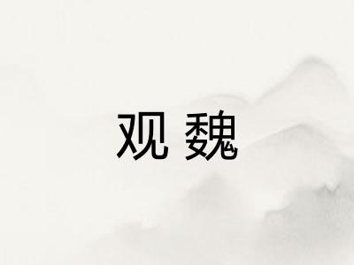 观魏