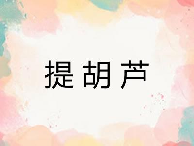 提胡芦