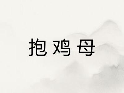 抱鸡母