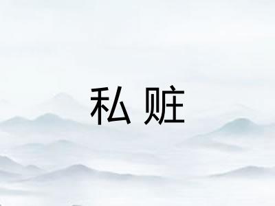 私赃