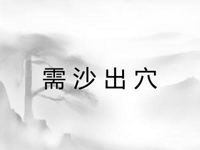 需沙出穴