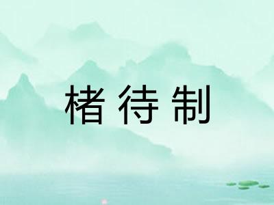 楮待制