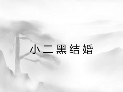 小二黑结婚