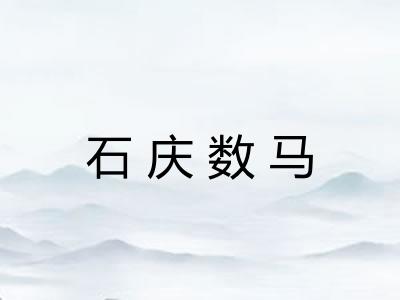 石庆数马