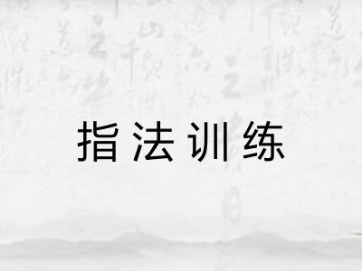 指法训练