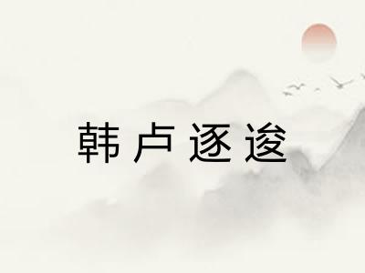 韩卢逐逡