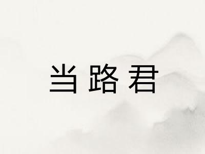 当路君