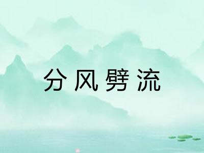 分风劈流