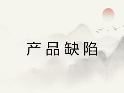 产品缺陷