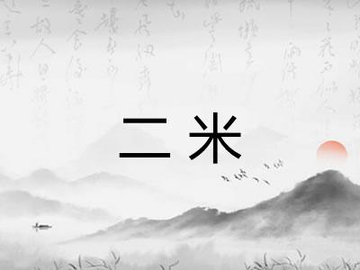 二米