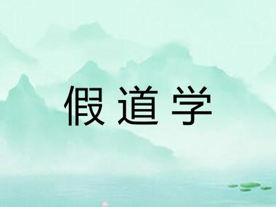 假道学