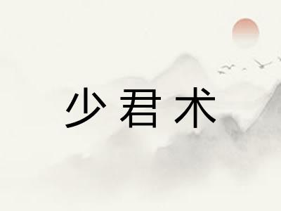 少君术