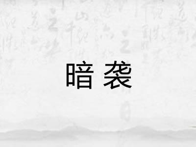 暗袭