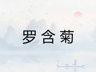 罗含菊