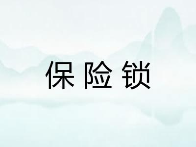 保险锁