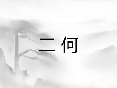 二何
