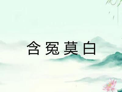 含冤莫白