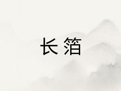 长箔